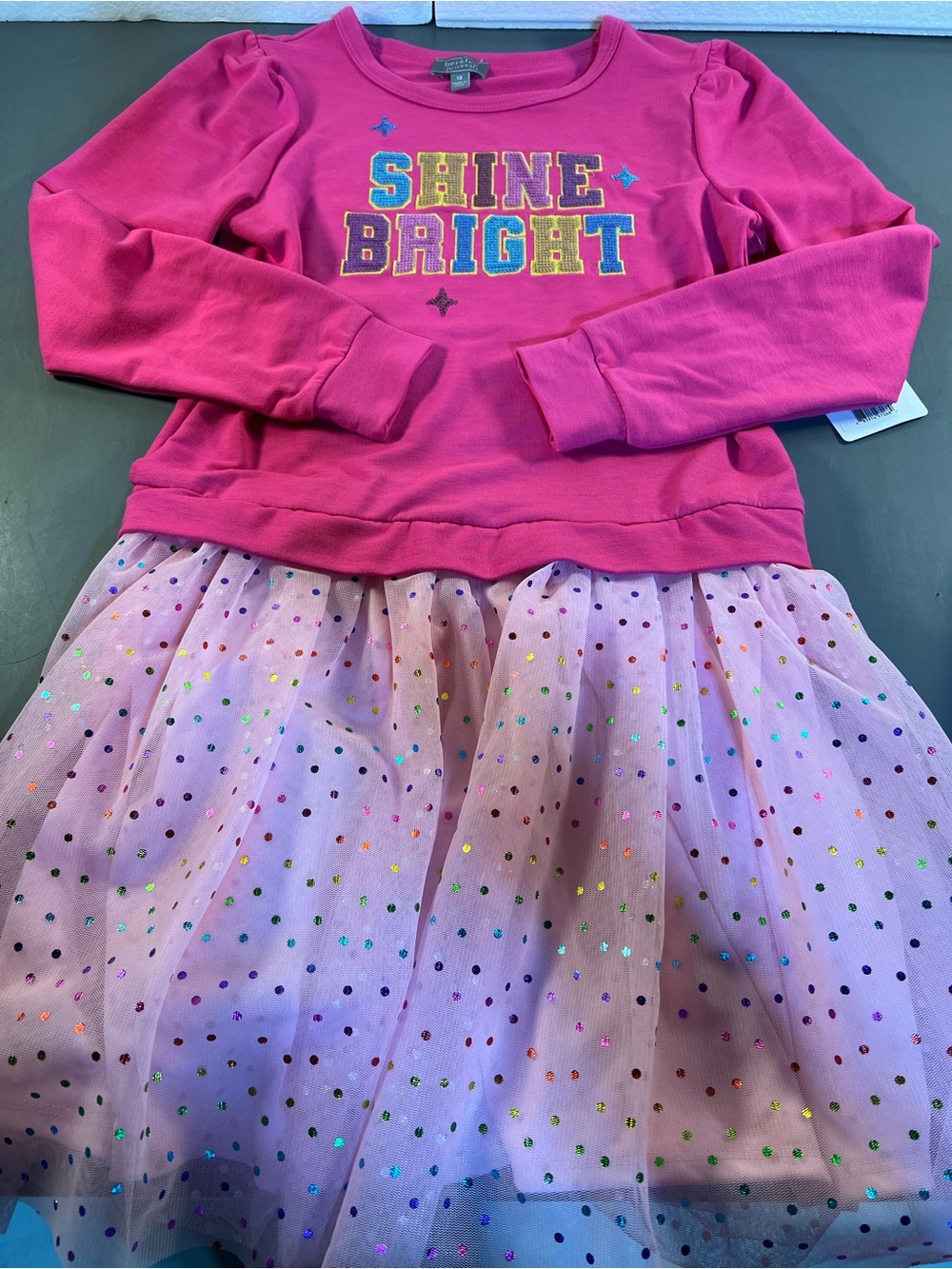 Children's 'Shine Bright' Pink Tulle Dress - Brand: Berkley Jensen